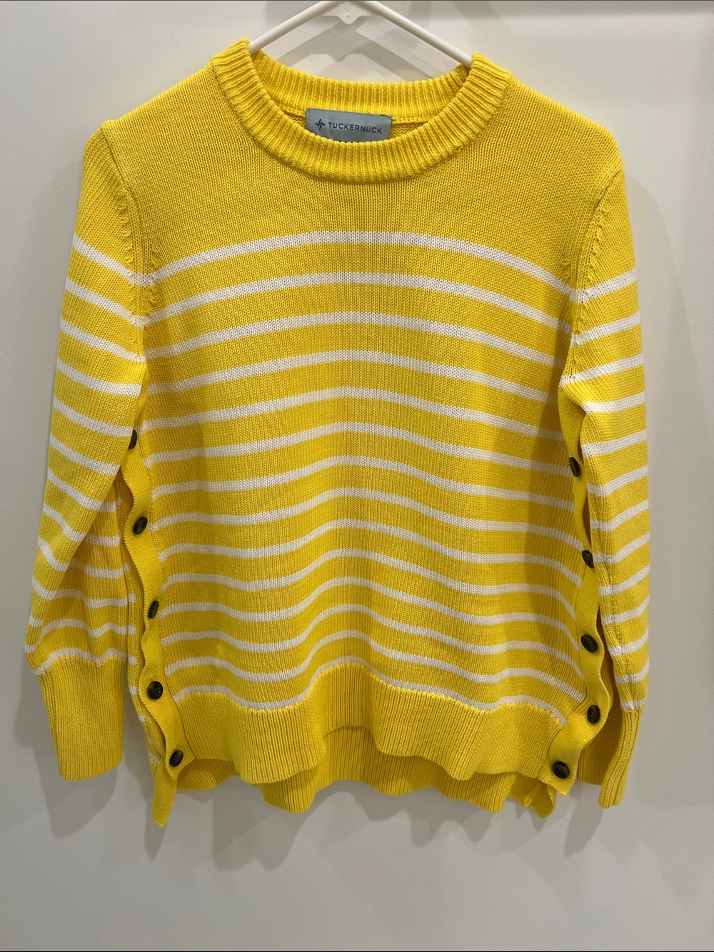 Cotton stripe sweater